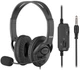 Гарнітура ПК стерео Over-ear 2E CH13 mini-jack, omni-mic, 1.2м, чорний - зображення 1
