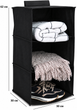 Подвесная полка-органайзер ORGANIZE для одежды L Черная (HP-L-black) - изображение 3