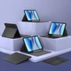 Чохол-клавіатура Earto для iPad Air 13 / iPad Pro 12.9 Чорний QWERTZ 3-зонне підсвічування 7 кольорів та тачпад - зображення 9