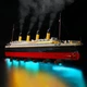 Набор подсветки YAKI 10294 Titanic Классический зелёный USB питание совместим с Lego 10294 - изображение 2