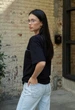 Жіноча Футболка Стаф Чорна Оверсайз Базова Staff Ad Black Oversize L (394156) - зображення 2