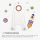 Ігровий комплекс Mealux Cosmo White/Coffee (арт.KD-B022 White/Coffee) - зображення 11