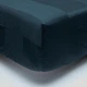 Простирадло на резинці Moon&Star Deep Black Satin Stripe 70х190х25 см (MS-850007000) - зображення 1