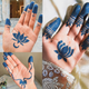 Хна для тимчасового тату EYIR Temporary Tattoo, колір Блакитний, 15 мл - зображення 2