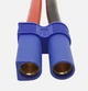 Разъём EC5 мама с кабелем 12 AWG, 10 см, DC, для аккумуляторов - изображение 1