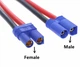 Разъём EC5 мама с кабелем 12 AWG, 10 см, DC, для аккумуляторов - изображение 3