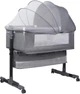 Детская кровать приставная 0219/МК 3в1 с пеленальным столиком Light Grey, и удобная кровать 0219/МК 57164/59 - изображение 6