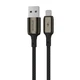 Кабель Proove Dense Metal USB to Lightning 2.4A (1m) black - изображение 1