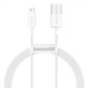Кабель Baseus Superior Series Fast Charging Lightning 2.4A (1m), Белый - изображение 1