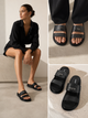 Шлепанцы в стиле Hermes Meideli Женские Черный 39 (25 см) Код: d009 black - изображение 8