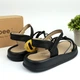 Черные босоножки для девочки со стразами Clibee (AC692-1 black) Размер 34, 21.5 см - изображение 3