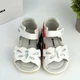 Босоножки девочке для самых маленьких Apawwa (T1225P white) Размер 23, 14.5 см - изображение 4