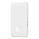 Повербанк Baseus Magnetic Mini Wireless Fast Charge 5000 mAh 20W MagSafe, білий - зображення 1