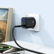 Мережевий зарядний пристрій ACEFAST A113 20 Вт 3×USB-C з кабелем USB Type-C, чорний - зображення 5