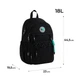 Рюкзак для подростка (городской) GoPack Teens, для мальчиков, чёрный (GO26-121L-4) - изображение 7