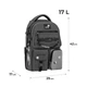 Рюкзак школьный для подростка Kite Education Teens Swarm, для мальчиков, серый (K26-2587M-4) - изображение 13