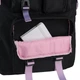 Рюкзак для подростка (городской) GoPack Education Teens, для девочек, чёрный (GO26-2500L-2) - изображение 2