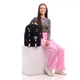 Рюкзак для подростка (городской) GoPack Education Teens, для девочек, чёрный (GO26-2500L-2) - изображение 14