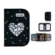 Пенал твердый Kite Black&Silver, 1 отдел., 2 отв., с наполнением (K26-622H-5) - изображение 6