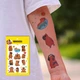 Набор детских временных татуировок TATTOOSHKA "Капибары" LB-197-2 - изображение 2