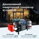 Інверторний генератор Könner&Söhnen KS 6500iEG (бензин/газ) - зображення 2