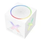 Колонка Borofone BR101 Rubik cube, LED подсветка с 5 сторон, Bluetooth V5.4, аккумулятор 1200mAh для 5 часов использования, функция стереопары (TWS) даёт возможность синхронизировать две колонки, обеспечивая мощный звук White - изображение 4