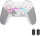 Геймпад Bloody GPW70, White/Grey, бездротовий (USB 2.4GHz), для ПК / PS3 / Switch / Android, подвійна вібрація, 600 mAh - изображение 1
