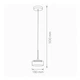 Светильник подвесной Light Set Dusha MS241 x GX53 черный/молочный - изображение 2