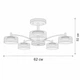 Люстра Light Set Dusha MS241 5xGX53 303205 черный/молочный - изображение 4