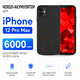 Чохол-зарядка Power Case для iPhone 12 Pro Max (6000 mAh) Чорний - зображення 2