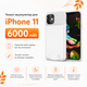 Чехол-зарядка Power Case для iPhone 11 (6800 mAh) White - изображение 2