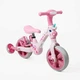 Велосипед-трансформер детский Best Trike JM-1071-9 колеса Ø10"/PU/рама сталь/вспомогательные колеса/съемные педали/подсветки/ музыка от 3-х до 6-ти лет Розовый (i7-193678) - изображение 5