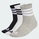 Три пары носков 3-Stripes Cushioned Sportswear Mid-Cut adidas KC9618 (37-39) серый (4068821190948) - изображение 1