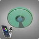 Люстра светодиодная 517 Dlight RGB с пультом и колонкой 45Вт Белый (02171) - изображение 2