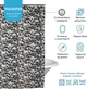 Шторка для ванной комнаты Woko Stoune 3D 180х200 с 12-ю кольцами - изображение 6