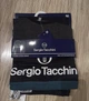 Мужской лёгкий домашний спортивный костюм sergio tacchini размер М серо-зелёный - изображение 6