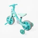 Велосипед-трансформер детский Best Trike JM-0819-2 колеса Ø10"/PU/рама сталь/вспомогательные колеса/съемные педали/подсветки/ музыка от 3-х до 6-ти лет Голубой (i7-193677) - изображение 4