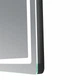 Зеркало Qtap Mideya (MI2) 1000х800 с часами, с LED-подсветкой Touch, с антизапотеванием, диммером, рег. яркости - изображение 5