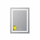 Зеркало Lidz Kubis (KU2) 600х800, с LED-подсветкой Touch, антизапотеванием, диммером и часами (SD00055404) - изображение 3