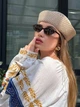 Морячка легка з перфорацією бавовна Sailor Hat бежева One Size - изображение 7