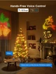 Govee Гірлянда Smart LED H70C1 Christmas Light RGB, IP65, 10м, прозорий кабель - зображення 2