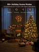Govee Гірлянда Smart LED H70C1 Christmas Light RGB, IP65, 10м, прозорий кабель - зображення 6