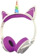 Детские наушники с подсветкой Traxx LED Light Up Unicorn (Единорог) , проводные 3.5 мм, складные, с защитой слуха - Уценка - изображение 2