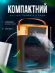 Мини кондиционер 3 в 1 вентилятор увлажнитель ночник портативный от USB настольный Aero RGB 600 мл Black с таймером 7 режимов подсветки - изображение 5