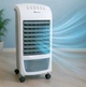 Напольный мобильный охладитель воздуха вентилятор увлажнитель Domotec White-Grey мини кондиционер на 4 колесах - изображение 7