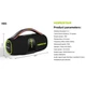 Колонка HOPESTAR H85 RGB 70W, 8800mAh Чорний 58980 - зображення 4