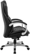 Крісло офісне Richman Преміо Synchro Шкіра Спліт Чорне (1410199069) - зображення 3