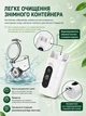 Ингалятор небулайзер портативный Mesh Nebulizer бесшумный для детей и взрослых USB аккумуляторный с дисплеем и автоматической очисткой, масками, мундштуком и 3 насадками, дорожный ультразвуковой для ингаляций и домашнего использования - изображение 7