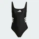 Жіночий купальник 3-Stripes U-back adidas JH3391 (30) чорний (4067901796803) - зображення 7