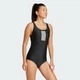 Жіночий купальник Padded 3-Stripes Closed-Back adidas JE4384 (30) чорний (4067901604368) - зображення 3